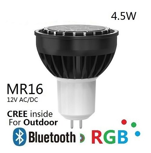RGB LED Spot 30°-45°-60° Bluetooth controllable